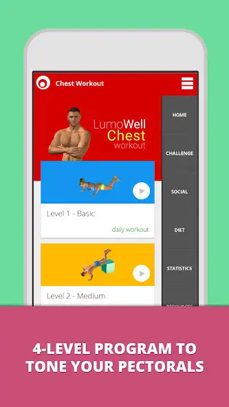 Play Chest Workout Lumowell  and enjoy Chest Workout Lumowell with UptoPlay