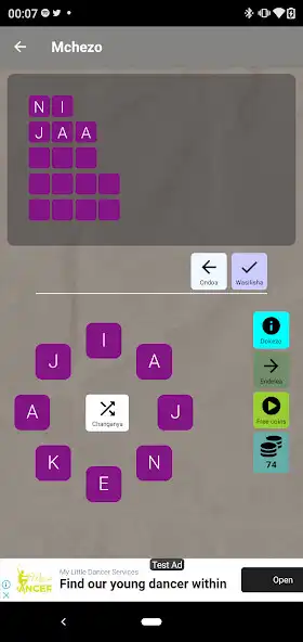 Play Cheza na maneno as an online game Cheza na maneno with UptoPlay