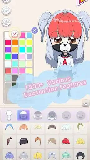 Play Chibi Girl Star : Character Maker as an online game Chibi Girl Star : Character Maker with UptoPlay