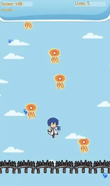 Play Chibi Jump as an online game Chibi Jump with UptoPlay