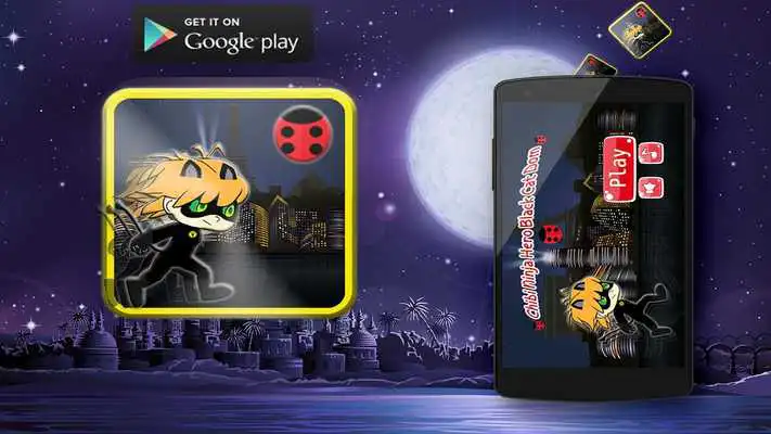 Play Chibi Ninja Hero Black Cat Dom