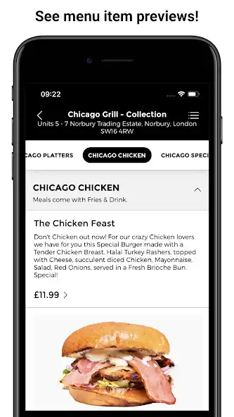 Play Chicago Grill App as an online game Chicago Grill App with UptoPlay