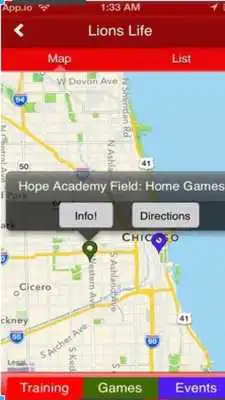 Play Chicago Lions Rugby