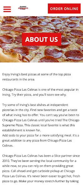 Play Chicago Pizza Las Colinas as an online game Chicago Pizza Las Colinas with UptoPlay