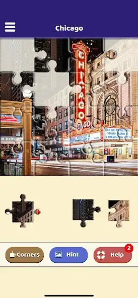Play Chicago Sightseeing Puzzle as an online game Chicago Sightseeing Puzzle with UptoPlay