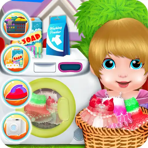 Play Chic Baby Clothes Washing Game APK