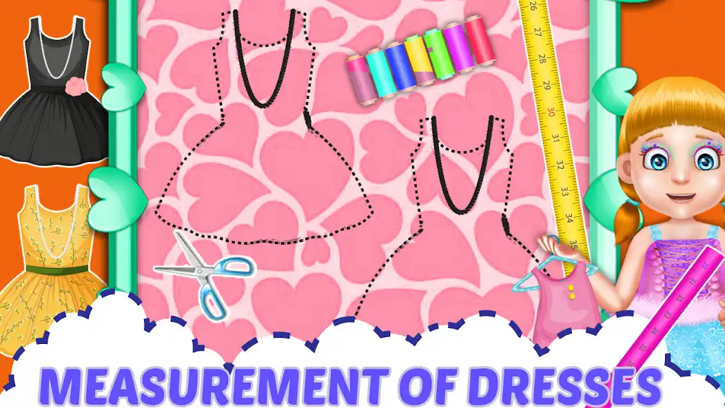 Play Chic Girl Tailor Dress Shop as an online game Chic Girl Tailor Dress Shop with UptoPlay