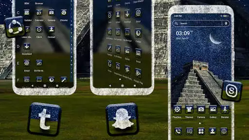 Play Chichen Itza  Launcher Theme as an online game Chichen Itza  Launcher Theme with UptoPlay