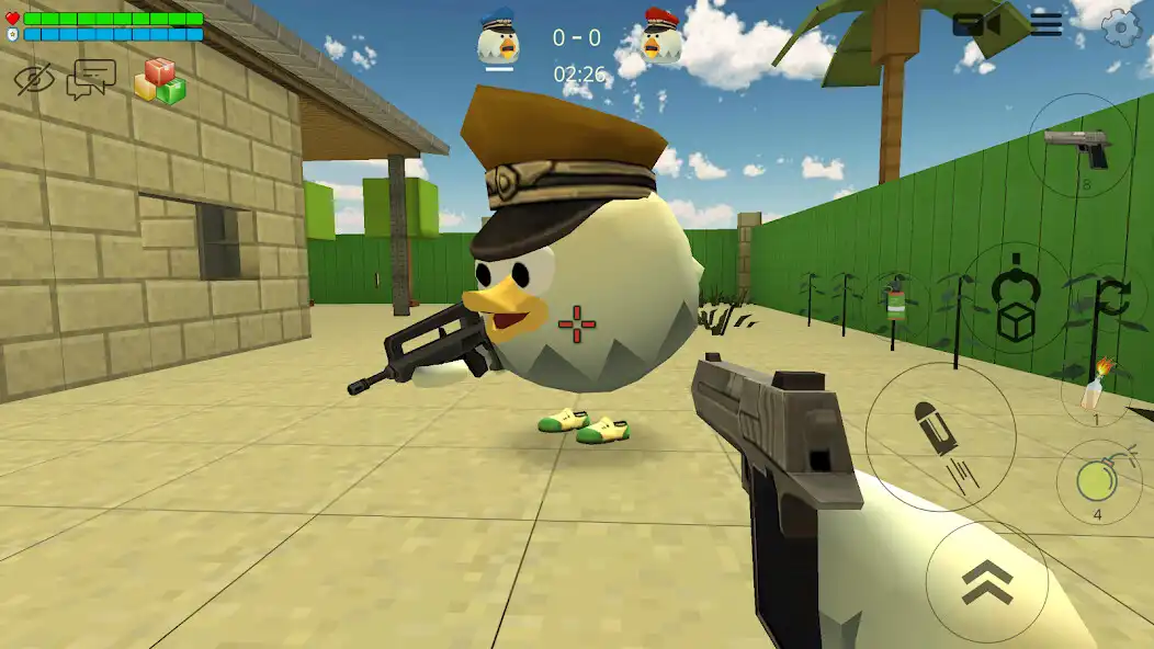 Play Chicken Gun as an online game Chicken Gun with UptoPlay