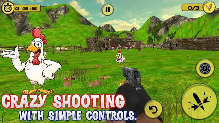 Play Chicken Hunter -Scream Shooter in Chicken Coop