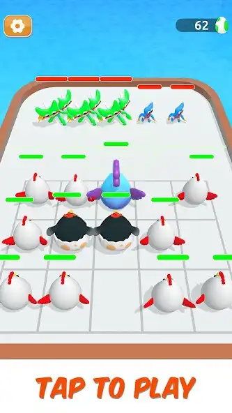 Play Chicken run - Merge Games as an online game Chicken run - Merge Games with UptoPlay