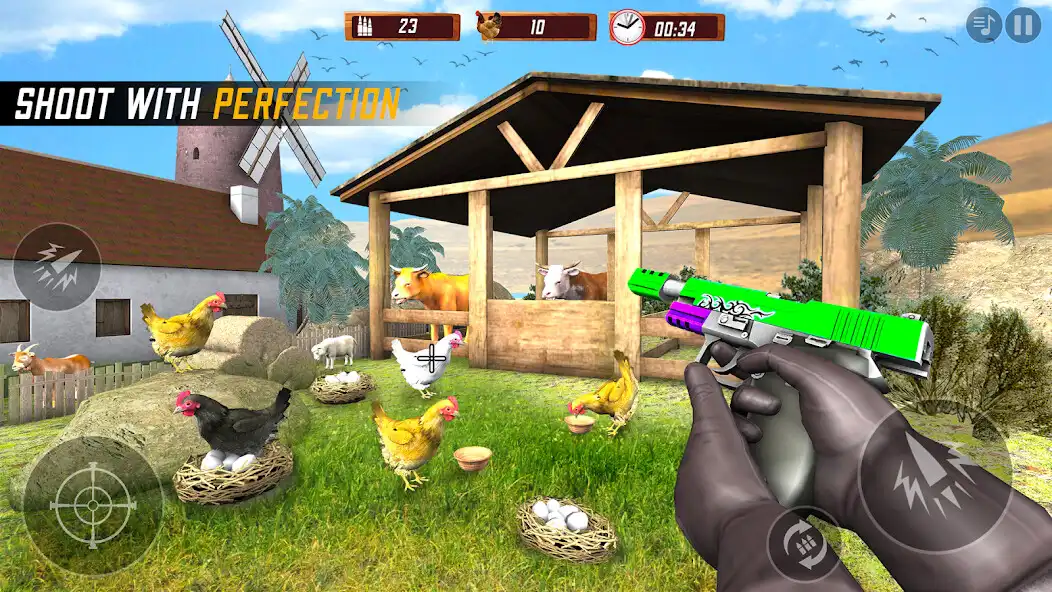 Play Chicken Shooting 3D Hunt Games  and enjoy Chicken Shooting 3D Hunt Games with UptoPlay