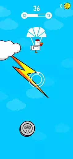 Play Chicken Skydive as an online game Chicken Skydive with UptoPlay