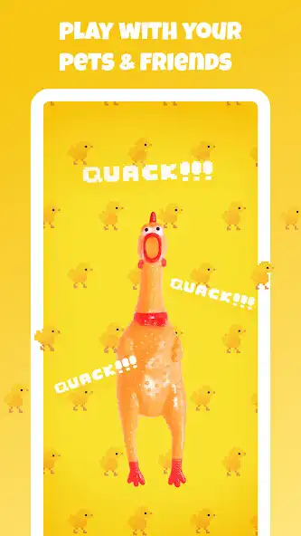 Play Chicken Toy: Squeaky Rubber Chicken ! as an online game Chicken Toy: Squeaky Rubber Chicken ! with UptoPlay