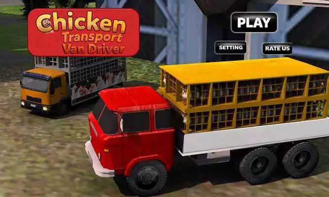 Play Chicken Transport Van Driver