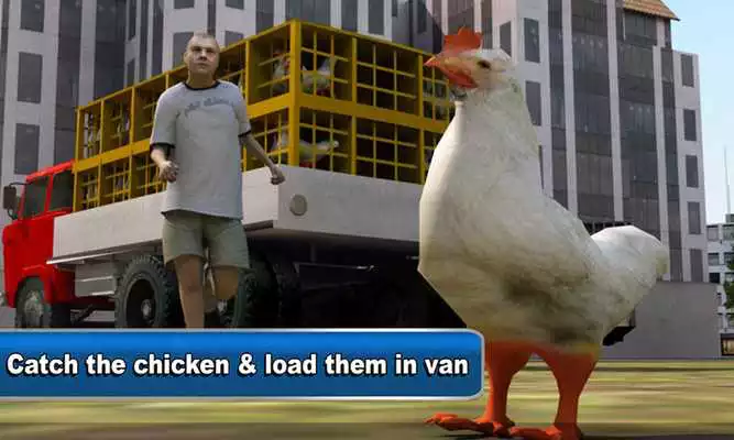 Play Chicken Transport Van Driver