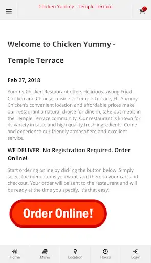 Play Chicken Yummy Temple Terrace Online Ordering  and enjoy Chicken Yummy Temple Terrace Online Ordering with UptoPlay