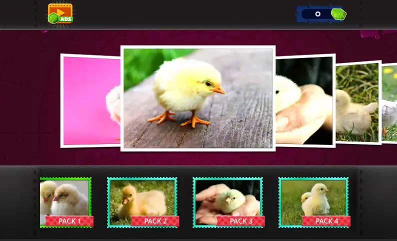 Play Chicks Jigsaw - Puzzles Games as an online game Chicks Jigsaw - Puzzles Games with UptoPlay