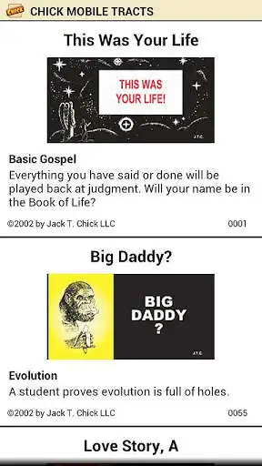 Play Chick Tracts - English