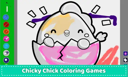 Play Chicky Chick Coloring Games  and enjoy Chicky Chick Coloring Games with UptoPlay