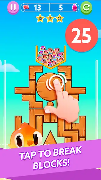 Play Chickz - Physics based puzzle game as an online game Chickz - Physics based puzzle game with UptoPlay