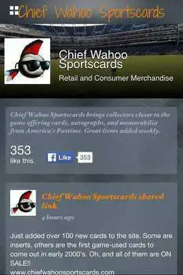 Play Chief Wahoo Sportscards