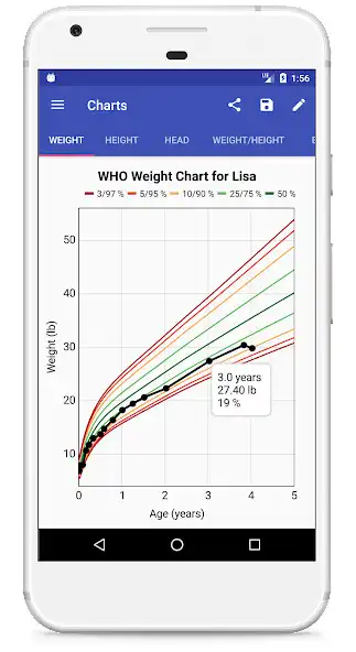 Play Child Growth Tracker Pro as an online game Child Growth Tracker Pro with UptoPlay