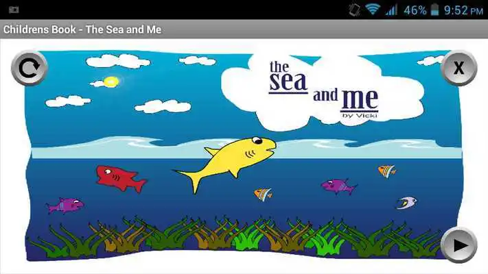 Play Childrens Book - The Sea  Me