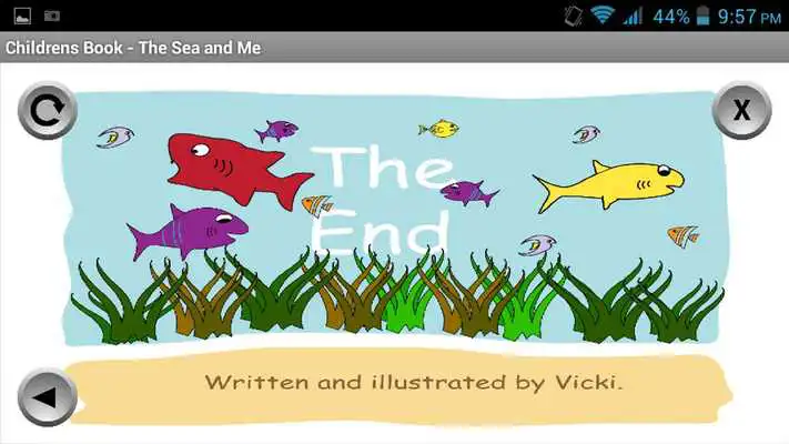 Play Childrens Book - The Sea  Me