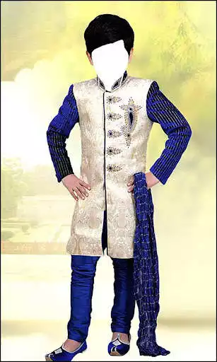 Play Children Sherwani Photo Suit