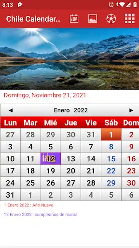 Play Chile Calendario 2022  and enjoy Chile Calendario 2022 with UptoPlay