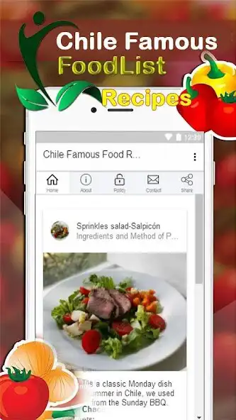 Play Chile Food Recipes as an online game Chile Food Recipes with UptoPlay