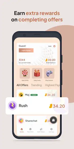 Play Chillar- Earn More money daily as an online game Chillar- Earn More money daily with UptoPlay