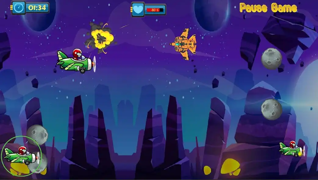 Play Chillen In Space as an online game Chillen In Space with UptoPlay