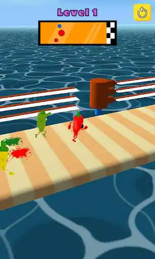Play Chilly Doodle Wacky Run as an online game Chilly Doodle Wacky Run with UptoPlay