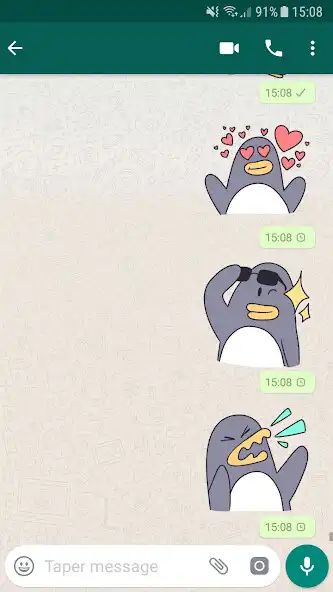 Play Chilly Penguin Stickers as an online game Chilly Penguin Stickers with UptoPlay