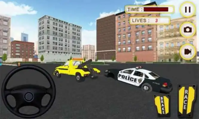 Play Chinatown Police Tow Truck