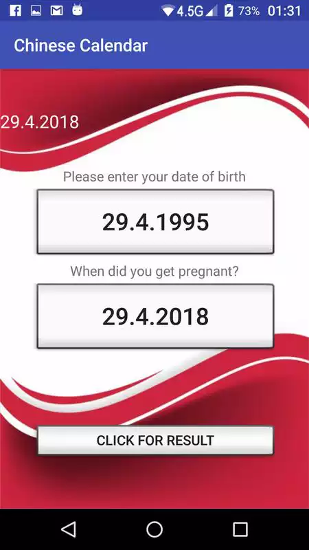 Play Chinese Calendar (Gender Identification)
