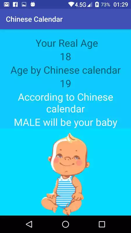 Play Chinese Calendar (Gender Identification)