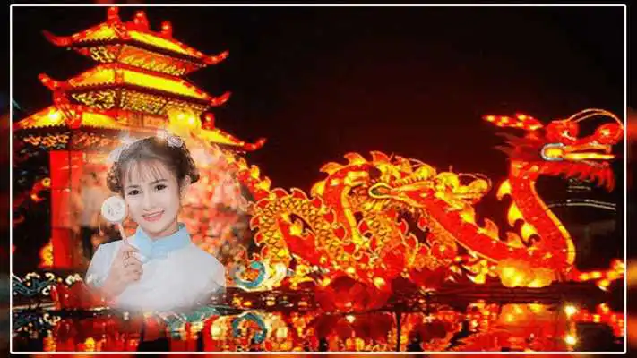Play Chinese Dragon and Panda photo frames