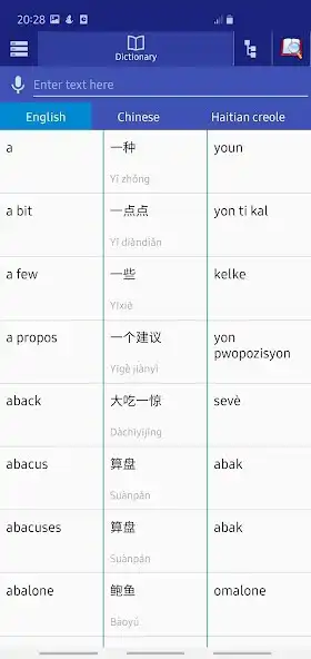 Play Chinese Haitian Creole Dictionary  and enjoy Chinese Haitian Creole Dictionary with UptoPlay