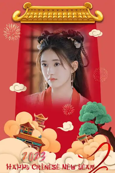 Play Chinese new year frame 2023 as an online game Chinese new year frame 2023 with UptoPlay