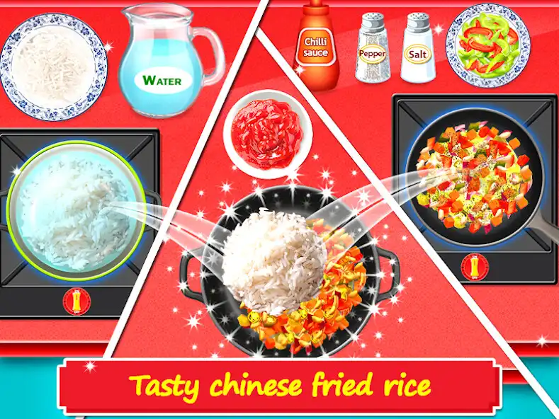 Play Chinese Street Food Cooking Chef Game as an online game Chinese Street Food Cooking Chef Game with UptoPlay