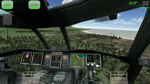Play Chinook Helicopter Flight Sim as an online game Chinook Helicopter Flight Sim with UptoPlay