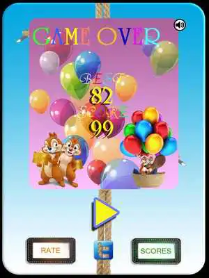 Play Chip and Dale in a balloon