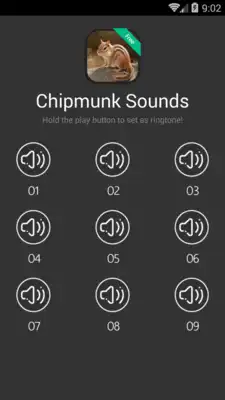 Play Chipmunk Sound Ringtones  and enjoy Chipmunk Sound Ringtones with UptoPlay