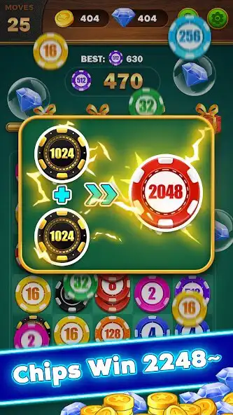 Play Chips Merge 2248  and enjoy Chips Merge 2248 with UptoPlay