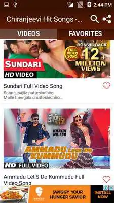 Play Chiranjeevi Hit Songs - Telugu New Songs