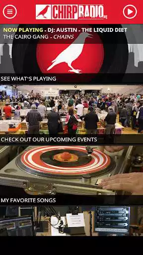 Play CHIRP Radio