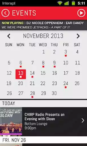 Play CHIRP Radio